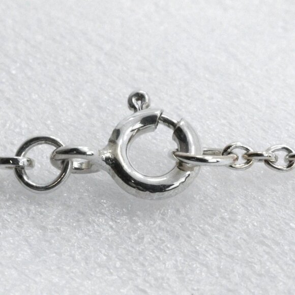 TIFFANY&Co. Open heart Necklace Elsa Peretti Silver925 heart 4.6g Women - Picture 6 of 10